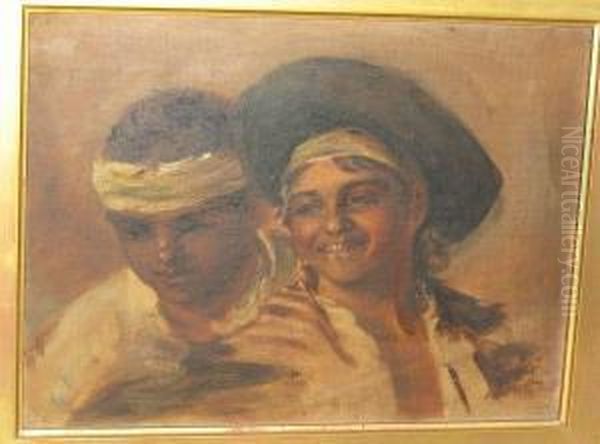 Study Of Two Gypsy Boys - view 1