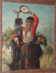 Spanish Fruit Seller by John Phillip