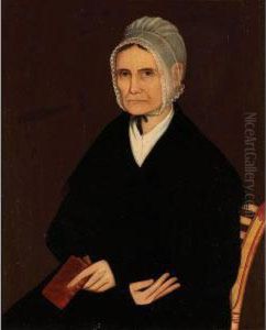 Portait Of Polly Smith Husted (mrs. Peter Husted) by Ammi Phillips