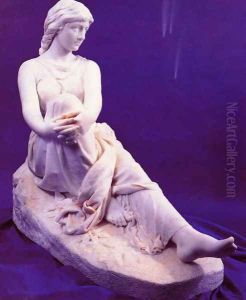 Reclining Female Figure by Charlotte Gabrielle Dubray-Besnard