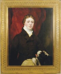 Portrait Of A Boy With His Dog