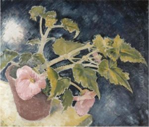 The Pink Begonia by Glyn Warren Philpot
