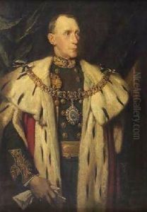 Portrait Of Sir Thomas Hutchison, Lord Provost Of Edinburgh by Glyn Warren Philpot