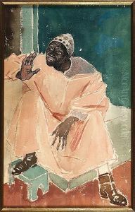 Seated Moroccan