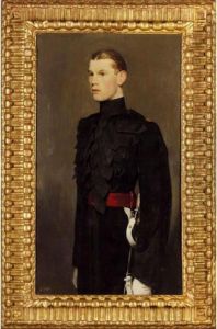 Portrait Of Lieutenant Aymes by Glyn Warren Philpot