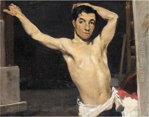 Male Model Wearing Sash Male Model Wearing Sash