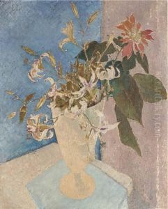 Poinsettia And Lilies