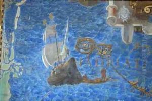 A galleon in the Adriatic by Egnazio Danti