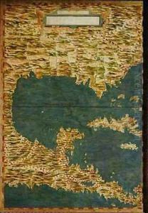 Map of Mexico and Central America by Egnazio Danti