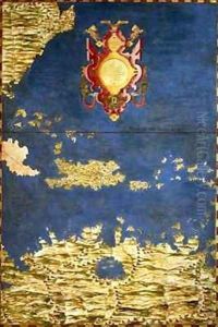 Map of the Caribbean and Venezuela by Egnazio Danti