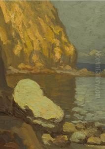 Coastal Rocks by Gottardo Piazzoni