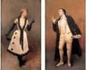 Pierrot Et Colombine by Edmond Picard