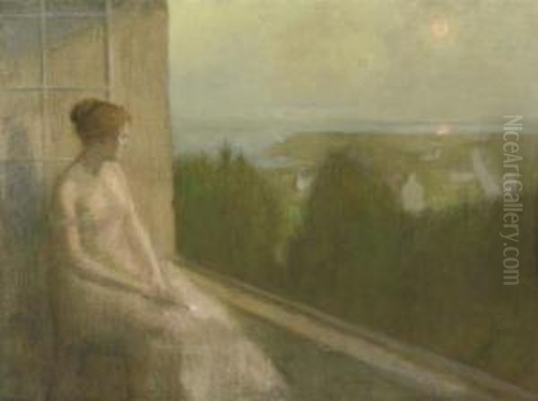 A Sunset Seen From The Balcony - view 1