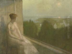 A Sunset Seen From The Balcony