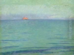 Coucher De Soleil by Louis Picard