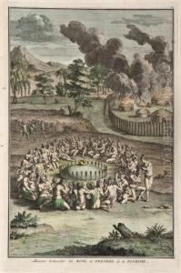 Ceremonie Religieuse Des Habitan De L""isle Espagnolle