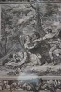 Classical Themed Landscape by Bernard Picart