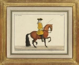 Series Of Dressage Scenes by Bernard Picart
