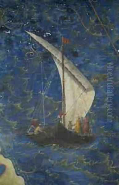 Ship at sea - view 1