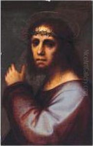 Christ Carrying The Cross by Andrea Piccinelli Il Brescianino