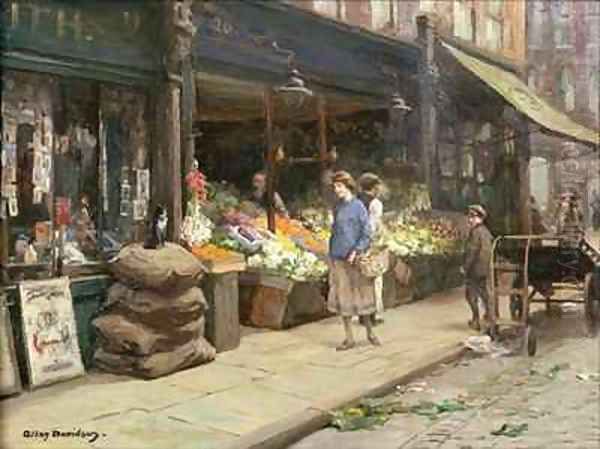 A London Street Market - view 1