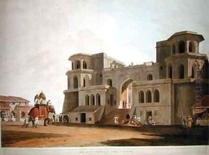 The Punj Mahalla Gate Lucnow