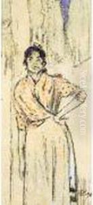 Jeune Femme Espagnole by Ramon Pichot Gironès