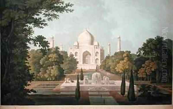 The Taj Mahal Agra from the Garden - view 1
