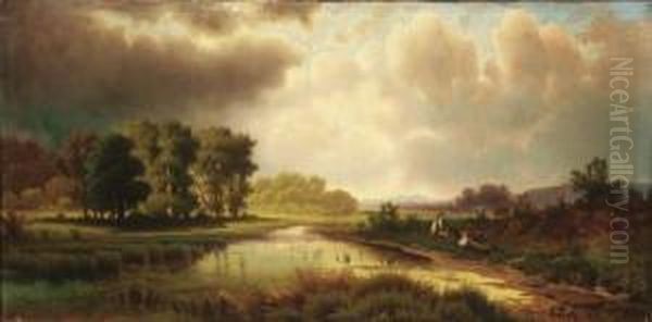 Relaxing By The Stream - view 1