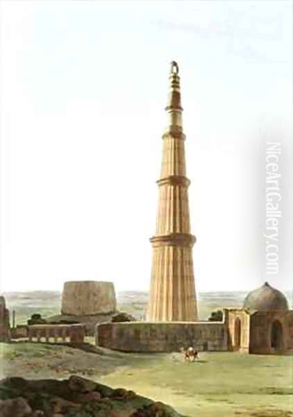 The Qutb Minar near Delhi - view 1