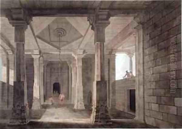 Part of the Interior of an Hindoo Temple at Deo in Bahar - view 1