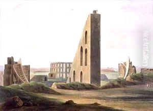The Observatory at Delhi by Thomas & William Daniell