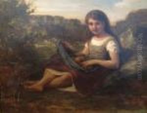 Fillette Aux Pommes by Henri Pierre Picou