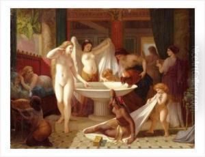 Femmes Grecques Au Bain