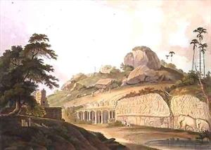 The Entrance of an Excavated Hindoo Temple at Mavalipuram
