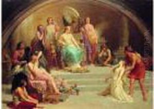 Hermes Presentant Psyche A Venus