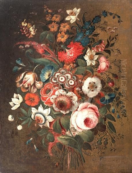 Still Life Of Mixed Summer Flowers - view 1