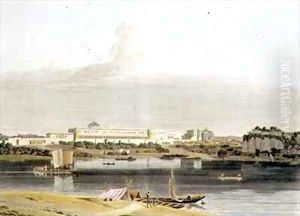 Palace of Nawaub Suja Dowla at Lucnow by Thomas & William Daniell