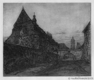 Krakow. Kosciol Sw. Katarzyny by Jozef Pieniazek