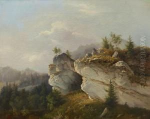Gebirgslandschaft by August Bedrich Piepenhagen