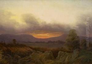 Der Sonnenuntergang by August Bedrich Piepenhagen