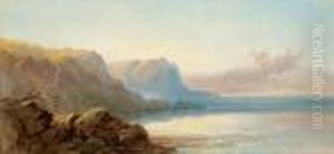 Felsige Meereskuste by August Bedrich Piepenhagen