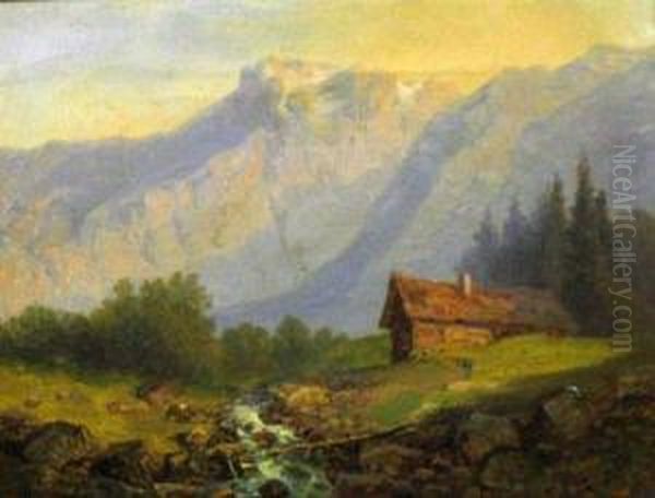 Landscape With Cottage - view 1