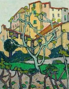 View of Les Baux