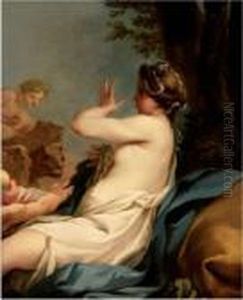 Ariane Decouverte Par Bacchus Toile, Probablement Un Fragment by Jean-Baptiste-Marie Pierre