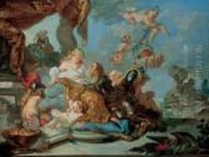Rinaldo Und Armida. by Jean-Baptiste-Marie Pierre