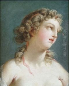 A Portrait, Head And Shoulders, Of A Lady