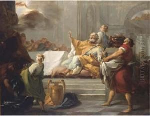 The Feast Of Belshazzar by Jean-Baptiste-Marie Pierre