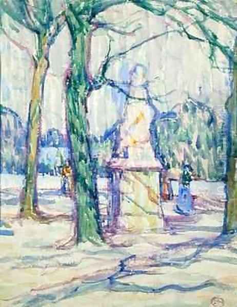In the Luxembourg Gardens - view 1