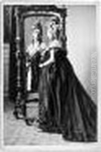 Rose De Compiegne. Portrait Of The Countess Of Castiglione (rose Series)